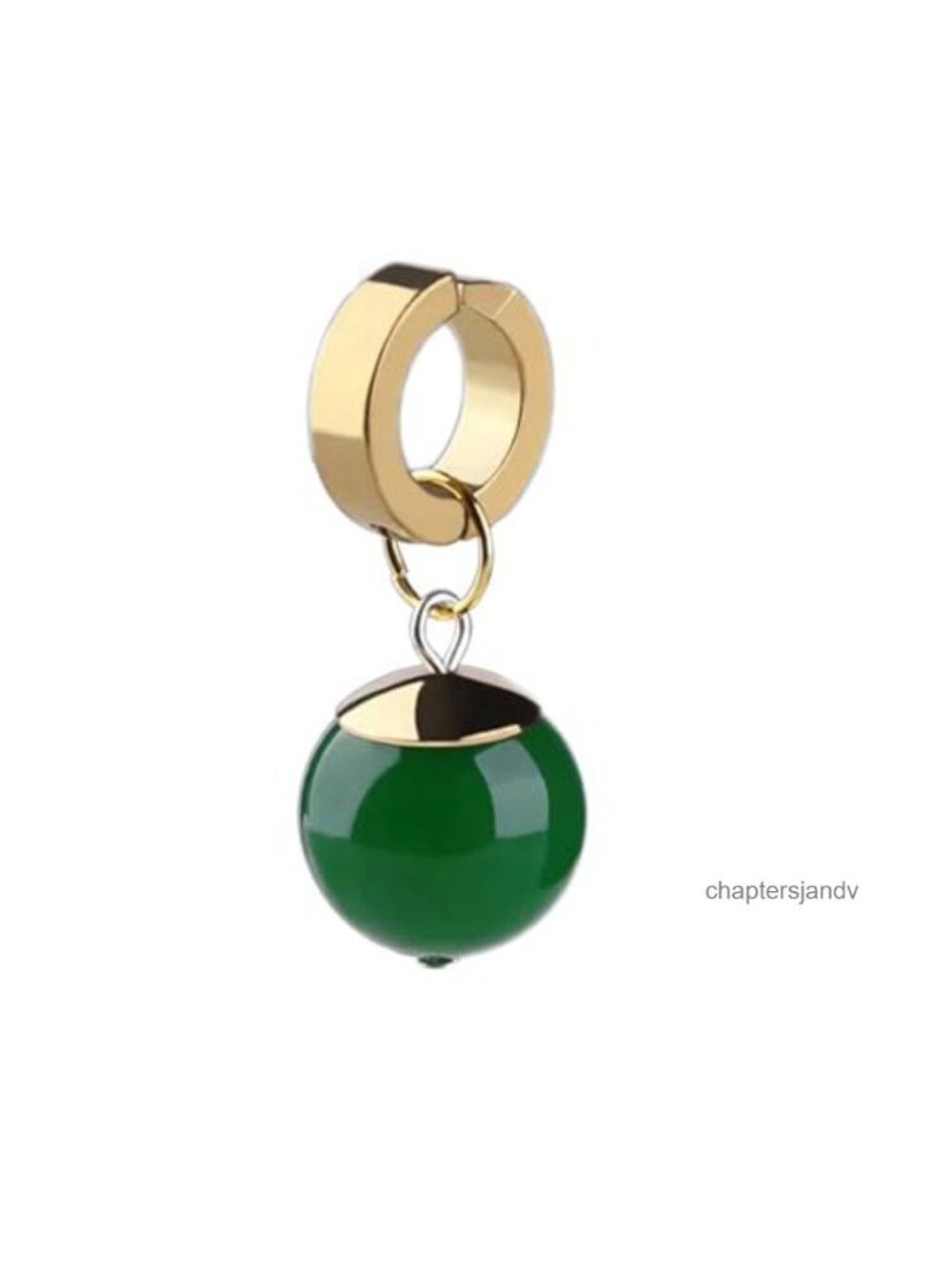 Anime Cosplay Agate Drop Earrings Alloy Single Earring Lightweight